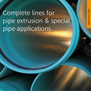 Pipe extrusion lines brochure