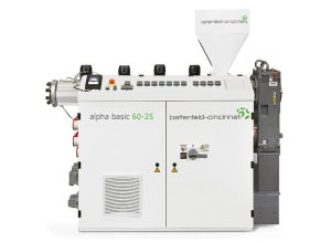 alpha basic/plus single screw extruder